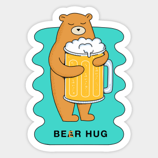 Beer Hug Sticker